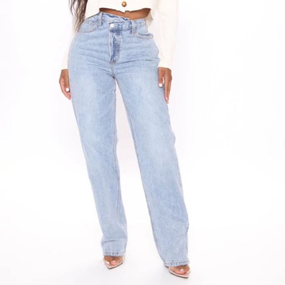 Fashion nova straight jeans